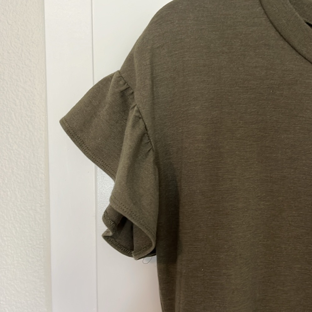 Lulus Ruffle Shirt Dress - Picture 6 of 8